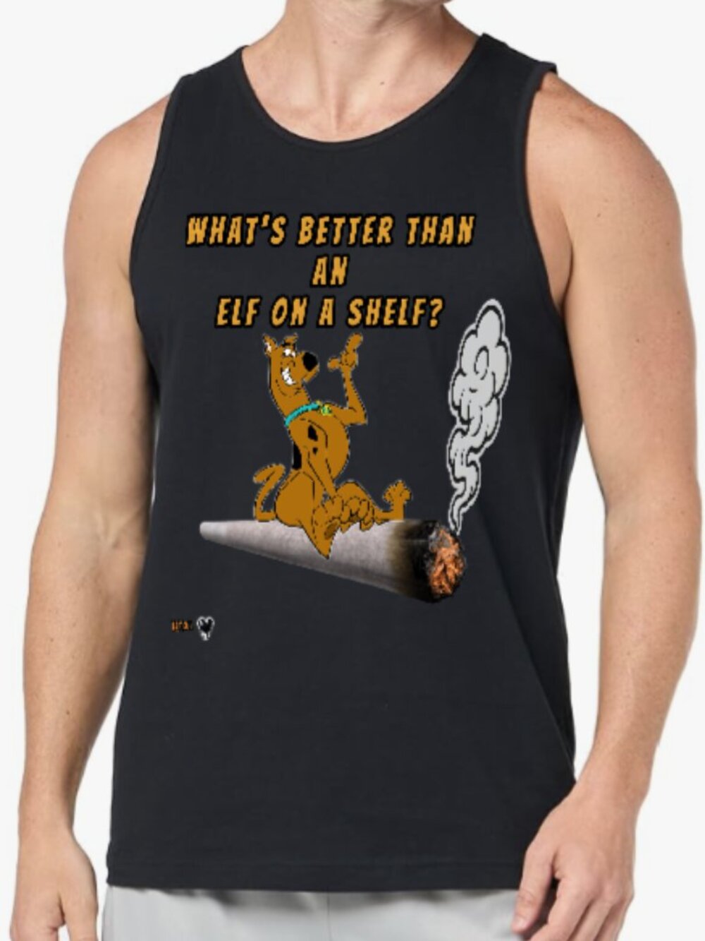 NWT. MENS SCOOBY GRAPHIC TANK TOP.